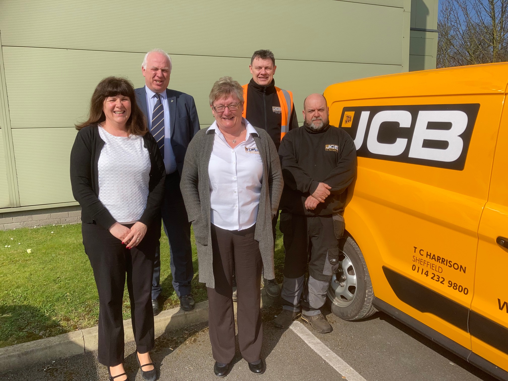 25 Years Service Celebration 25 Club T.C. Harrison JCB