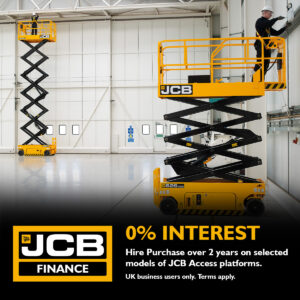 zero percent interest on JCB access platform