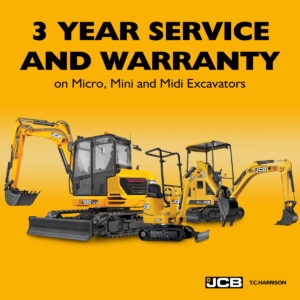 3 Year Service and Warranty Offer available at TC Harrison JCB