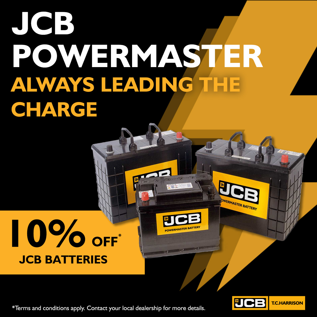 JCB Batteries Offer
