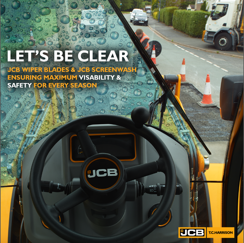 JCB Wiper Blades and Screen Wash Offer