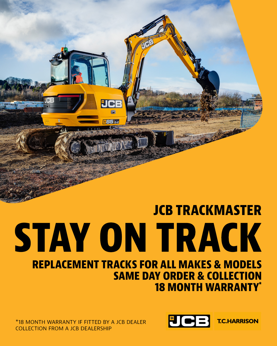 25% Off Genuine JCB Tracks